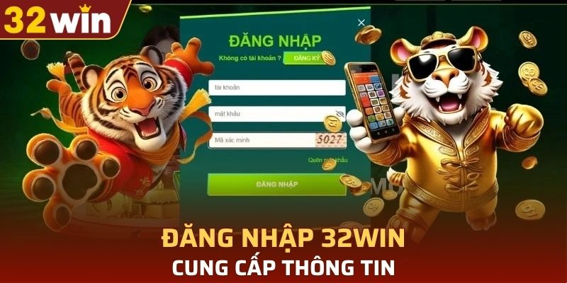Cung cấp thông tin đăng nhập 32WIN chuẩn
