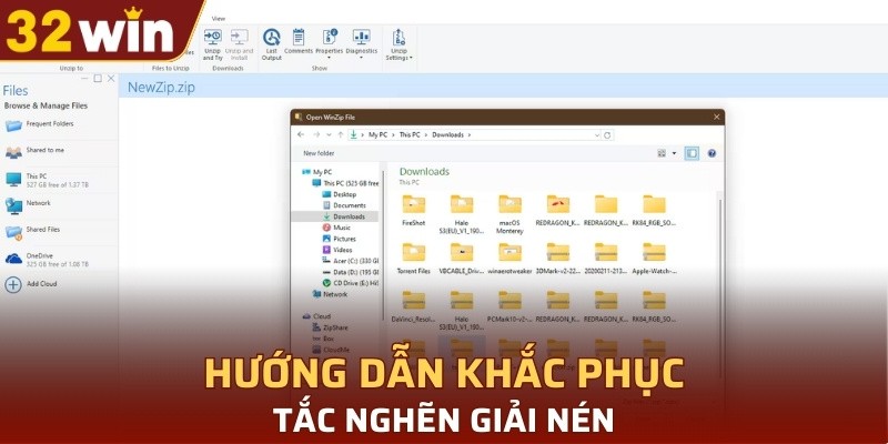 Hướng dẫn khắc phục lỗi tắc nghẽn giải nén