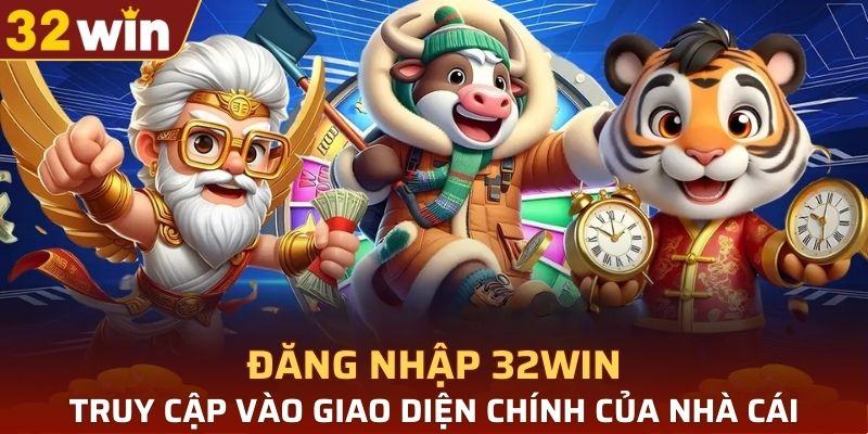 Truy cập vào giao diện chính của nhà cái